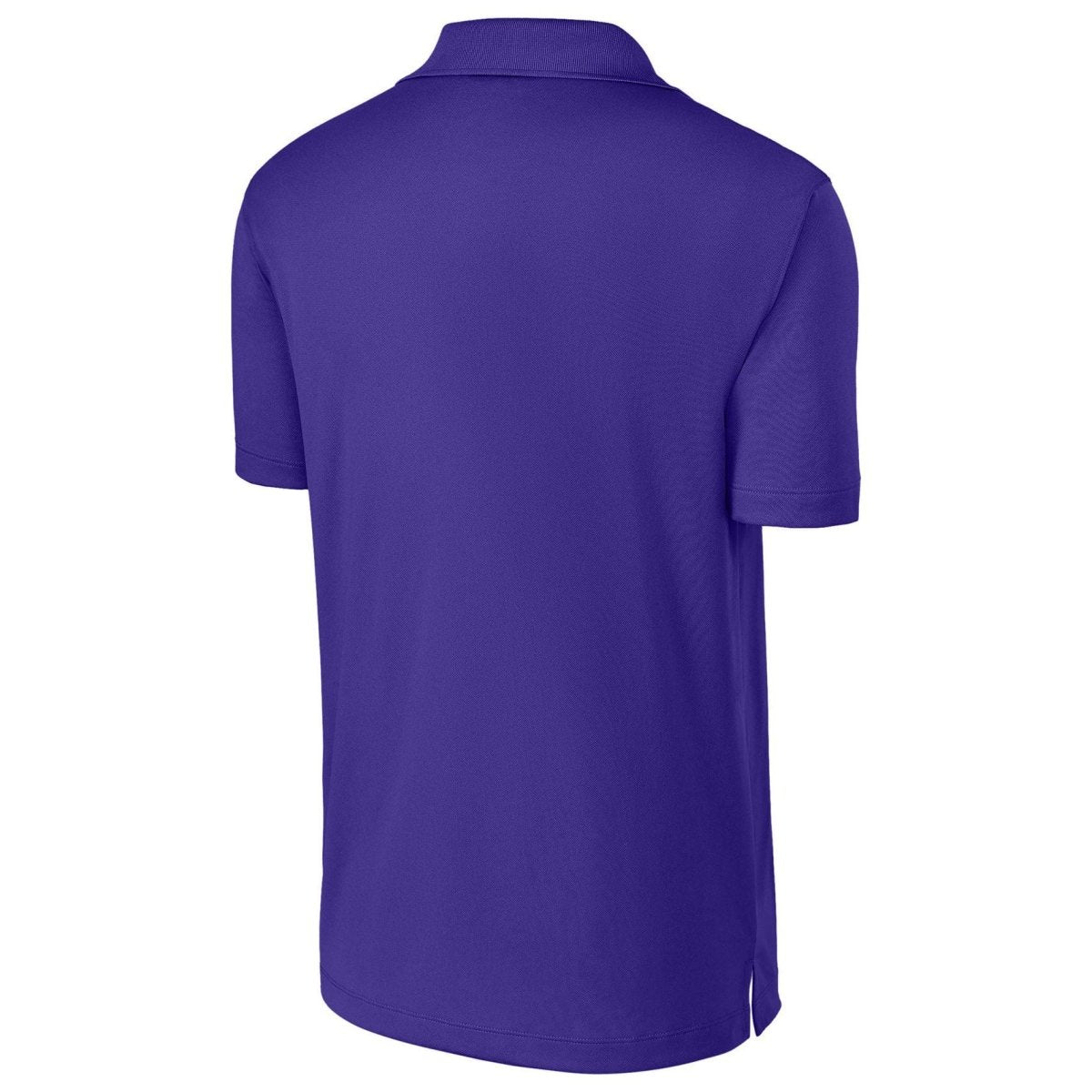 Men's Tall Micropique Polo Purple Large Tall Polos/Knits