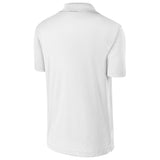 Men's Tall Micropique Polo White Large Tall Polos/Knits