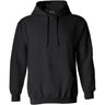 Men's Tall Pullover Hooded Sweatshirt Large Tall Jet Black Sweatshirts