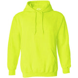 Men's Tall Pullover Hooded Sweatshirt Large Tall Safety Green (50/50 Cotton Poly) Sweatshirts
