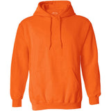 Men's Tall Pullover Hooded Sweatshirt Large Tall Safety Orange (50/50 Cotton Poly) Sweatshirts