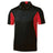 Men's Tall Side Blocked Micropique Sport - Wick Polo Black / Red Large Tall Polos/Knits