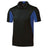 Men's Tall Side Blocked Micropique Sport - Wick Polo Black / Royal Large Tall Polos/Knits
