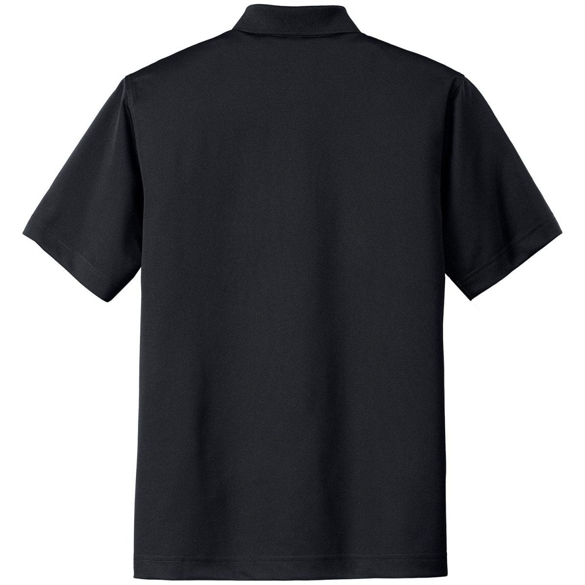 Men's Tall Tech Pique Polo Black Large Tall Polos/Knits