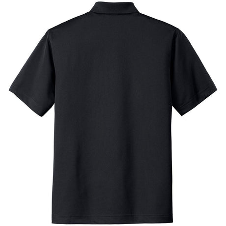 Men's Tall Tech Pique Polo Black Large Tall Polos/Knits