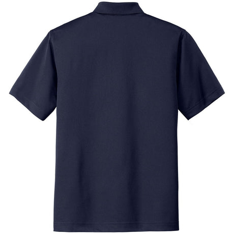Men's Tall Tech Pique Polo Black Large Tall Polos/Knits