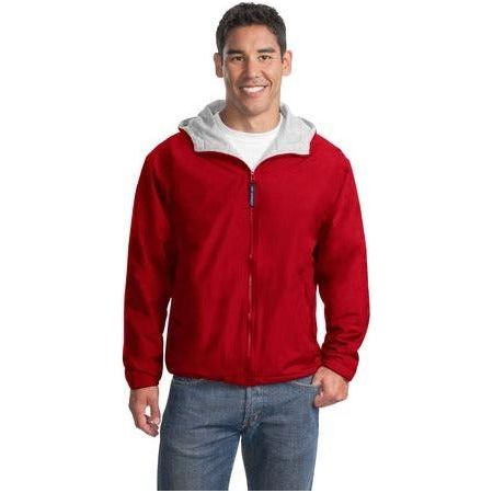 Mens Team Jacket X - Small Red/Light Oxford Jackets