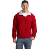 Mens Team Jacket X - Small Red/Light Oxford Jackets
