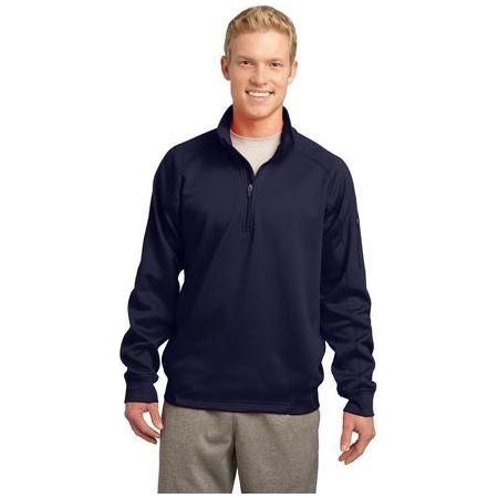 Mens Tech Fleece 1/4 - Zip Pullover X - Large True Navy