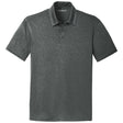 Mens Trace Heather Moisture Wicking Golf Polos in Sizes: XS - 4XL X - Small Charcoal Heather Polos/Knits