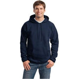 Mens Ultimate Cotton - Pullover Hooded Sweatshirt 3X - Large Navy Sweatshirts