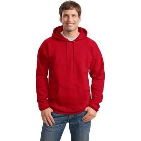 Mens Ultimate Cotton - Pullover Hooded Sweatshirt Medium Deep Red Sweatshirts