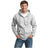 Mens Ultimate Full - Zip Hooded Sweatshirt Small Ash Zip Hoodies