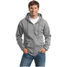 Mens Ultimate Full - Zip Hooded Sweatshirt Small Athletic Heather Zip Hoodies