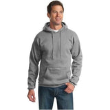 Mens Ultimate Pullover Hooded Sweatshirt Large Athletic Heather Sweatshirts