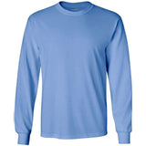 Mens Ultra Cotton 100% Cotton Long Sleeve T-Shirt Carolina Blue Small Long Sleeve T-Shirts