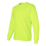 Mens Ultra Cotton 100% Cotton Long Sleeve T-Shirt Military Green Small Long Sleeve T-Shirts