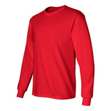 Mens Ultra Cotton 100% Cotton Long Sleeve T-Shirt Red Small Long Sleeve T-Shirts