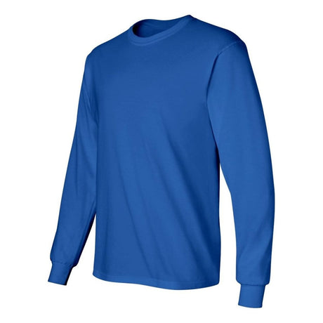 Mens Ultra Cotton 100% Cotton Long Sleeve T-Shirt Royal Blue Small Long Sleeve T-Shirts