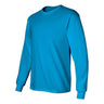 Mens Ultra Cotton 100% Cotton Long Sleeve T-Shirt Sapphire Small Long Sleeve T-Shirts