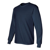 Mens Ultra Cotton 100% Cotton Long Sleeve T-Shirt True Navy Small Long Sleeve T-Shirts