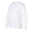 Mens Ultra Cotton 100% Cotton Long Sleeve T-Shirt White Small Long Sleeve T-Shirts