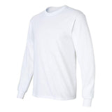 Mens Ultra Cotton 100% Cotton Long Sleeve T-Shirt White Small Long Sleeve T-Shirts