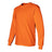 Mens Ultra Cotton 50/50 Cotton Poly Long Sleeve T-Shirt - Safety Orange Safety Orange (50/50 Cotton Poly) Small Long Sleeve T-Shirts