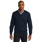 Men's V - Neck Sweater Black X - Small