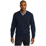 Men's V - Neck Sweater Navy X - Small