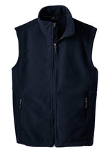 Mens Value Fleece Vest X - Small True Navy Fleece Vests