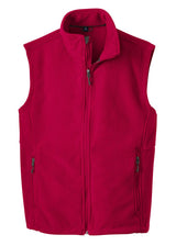 Mens Value Fleece Vest X - Small True Red Fleece Vests