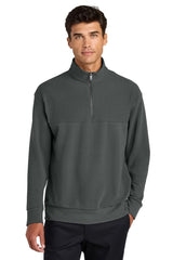 Mercer+Mettle ® Linear Texture 1/4 - Zip MM3040 - Mercer+Mettle MM3040 Storm Grey XS Sweatshirts/Fleece