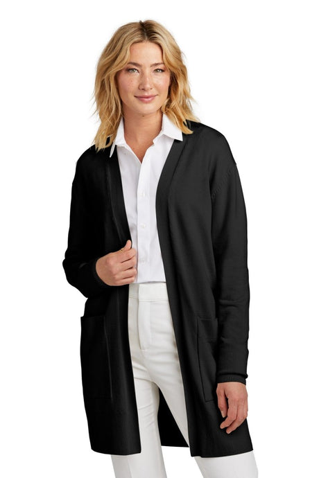 Mercer+Mettle ® Women's Open - Front Cardigan Sweater MM3023 - Mercer+Mettle MM3023 Deep Black XS Polos/Knits