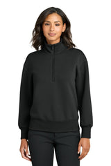 Mercer+Mettle ® Women's Soft Spacer 1/4 - Zip MM3101 - Mercer+Mettle MM3101 Deep Black XS Sweatshirts/Fleece
