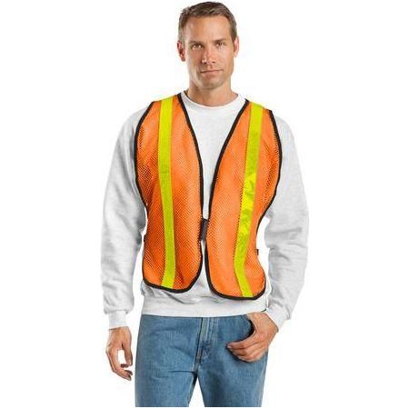 Mesh Enhanced Visibility Vest Safety Orange 2X - Large/3X - Large