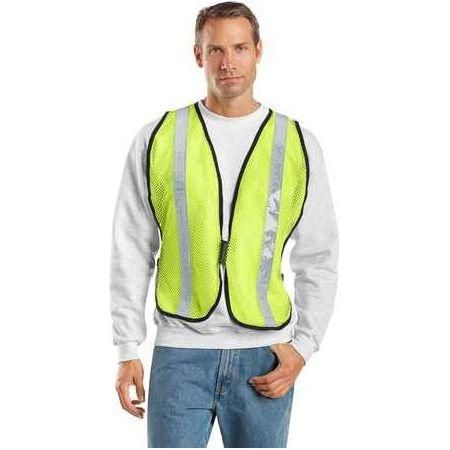 Mesh Enhanced Visibility Vest Safety Orange Small/Medium
