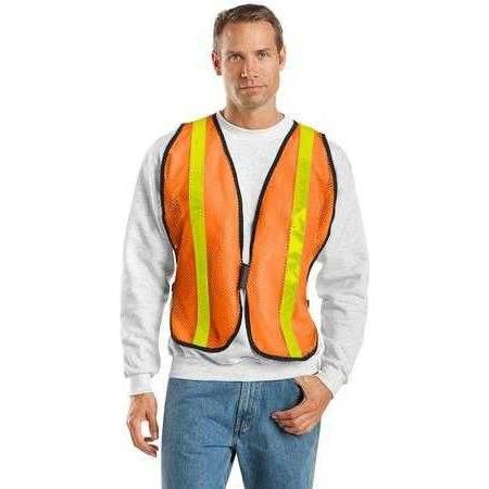 Mesh Enhanced Visibility Vest Safety Orange Small/Medium