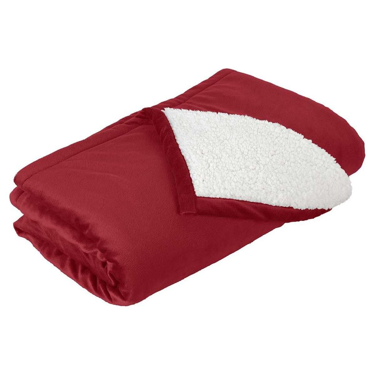 Mountain Lodge Sherpa Blanket Black