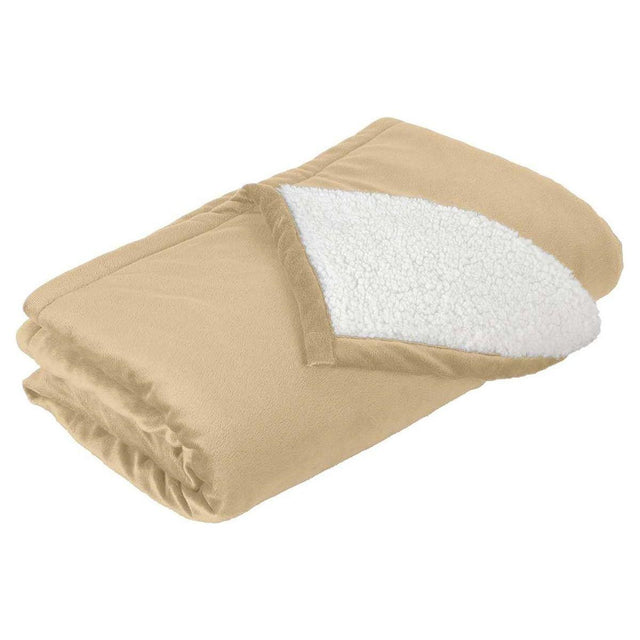 Mountain Lodge Sherpa Blanket Black