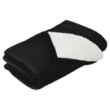 Mountain Lodge Sherpa Blanket Black