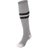 MULTI SPORT STRIPED SOCK | Champro AS3 Grey, Black, White X - Small Accessories