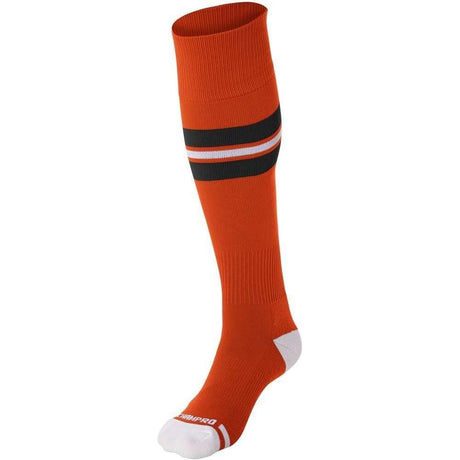 MULTI SPORT STRIPED SOCK | Champro AS3 Orange, Black, White Small Accessories