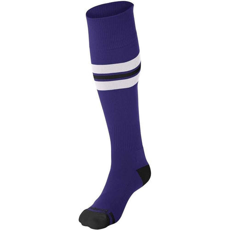 MULTI SPORT STRIPED SOCK | Champro AS3 Purple, White, Black Small Accessories