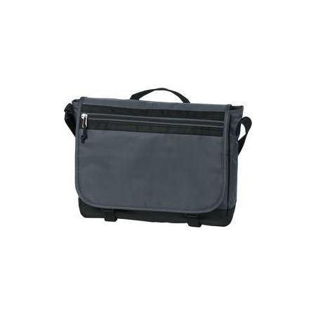 Nailhead Messenger Smoke Grey/Nearly Black Messenger Bags