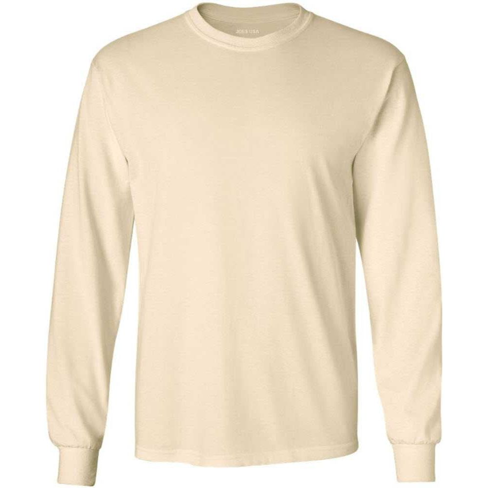 Mens Long Sleeve Essential T-Shirt in Regular and Tall sizes Joe's USA Mens Apparel