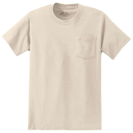 Joe's USA Mens Pocket Tee's 6.1-ounce, 100% Cotton T-Shirts Joe's USA Mens Apparel