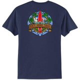 Joe's Surf Shop Longboard Design 50/50 Cotton Poly T-Shirts in Regular, Big and Tall Joe's USA