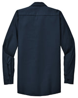 Men's Long Size, Long Sleeve Industrial Work Shirt