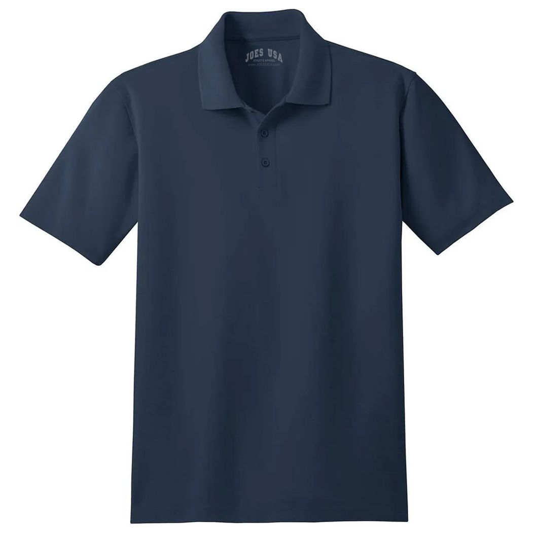 Mens Stain-Resistant Polo Polos/Knits Joe's USA X-Small Navy